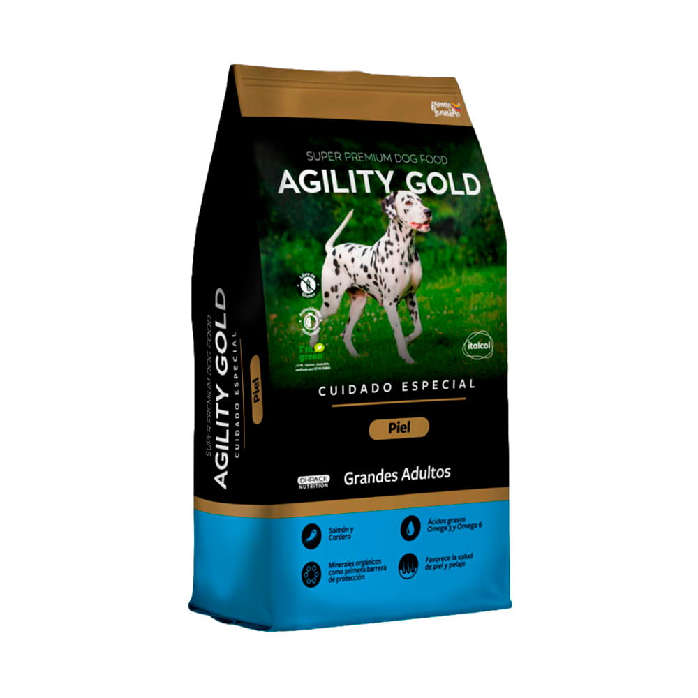 AGILITY GOLD GRANDES ADULTOS CUIDADO PIEL (3 kg)