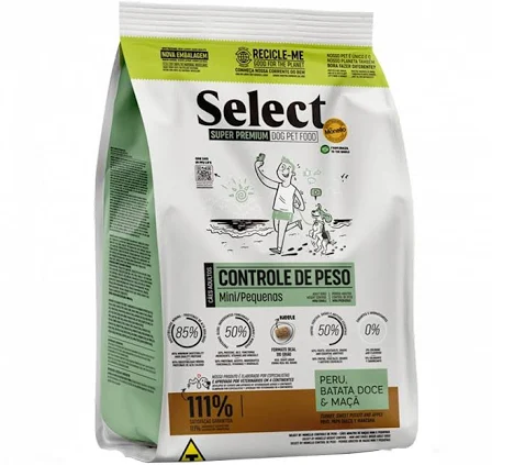 SELECT SUPER PREMIUM PERRO ADULTO RAZA PEQUEÑA CONTROL PESO (2 kg)