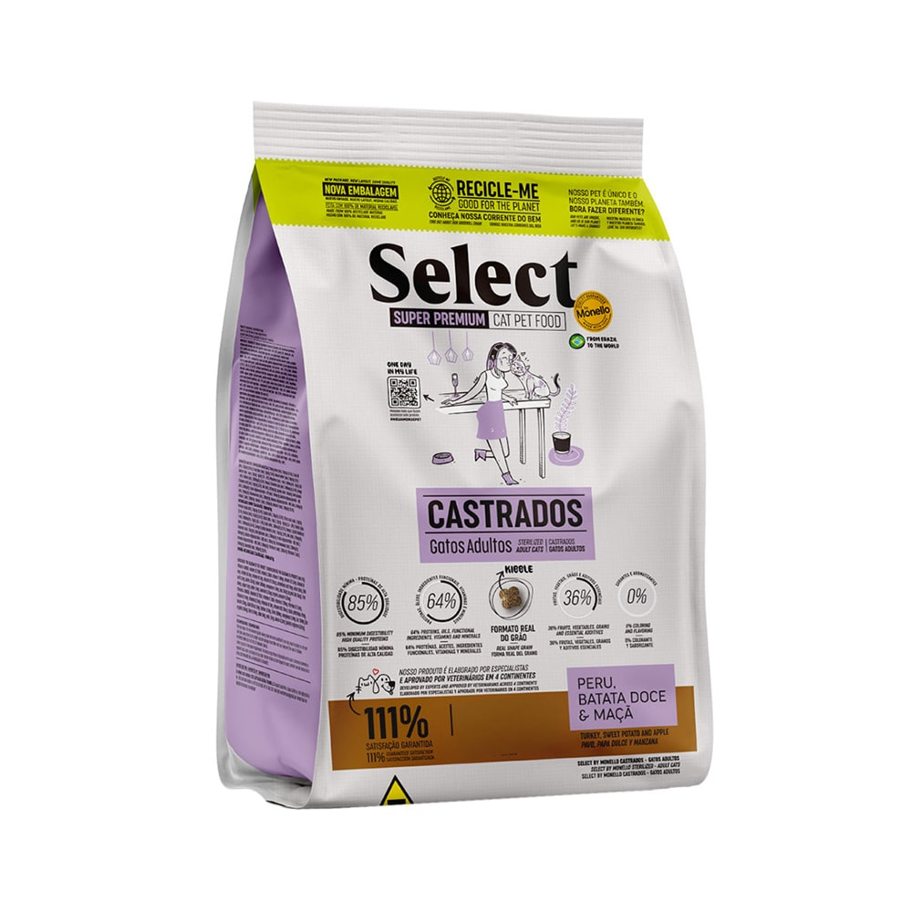 SELECT SUPER PREMIUM GATO CASTRADO (1.5 kg)