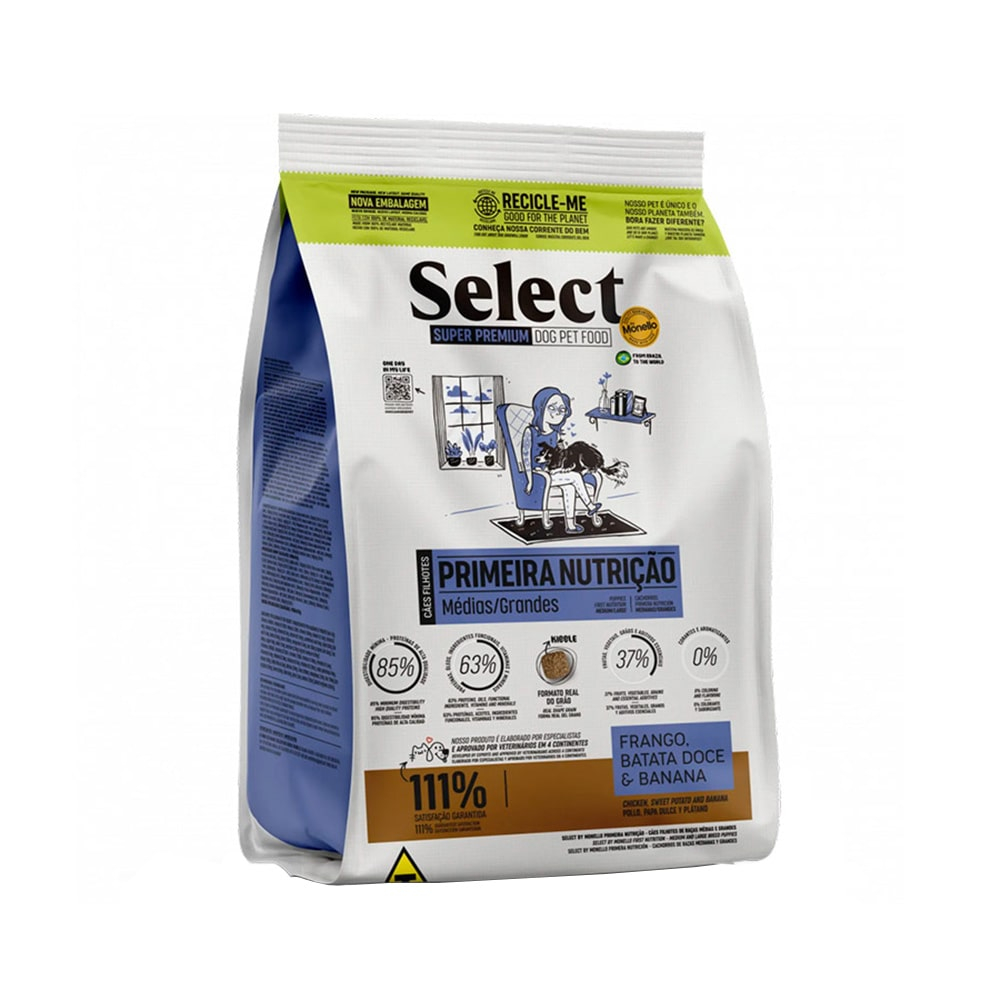SELECT SUPER PREMIUM PERRO CACHORRO MEDIANOS Y GRANDES (7 kg)