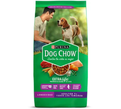 DOG CHOW LONGEVIDAD ADULTOS 7+ (2 kg)