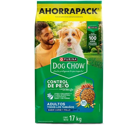 DOG CHOW CONTROL PESO ADULTO TODOS LOS TAMAÑOS (8 kg)