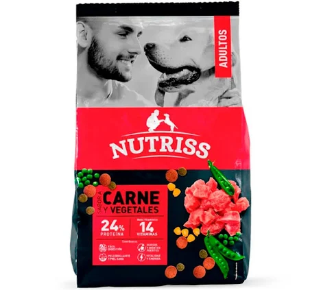 NUTRISS ADULTO CARNE Y VEGETALES (2 kg)