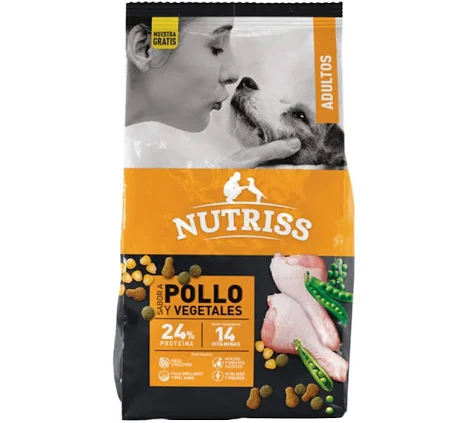 NUTRISS ADULTO POLLO Y VEGETALES (8 kg)