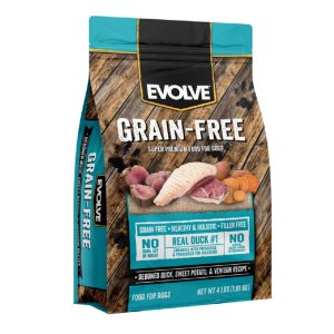 EVOLVE DOG GRAIN FREE DUCK - PATO (3.75 lb)