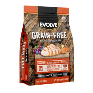 EVOLVE DOG GRAIN FREE TURKEY - PAVO (4 lb)