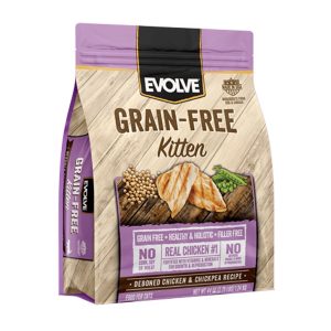 EVOLVE CAT GRAIN FREE KITTEN CHICKEN - POLLO